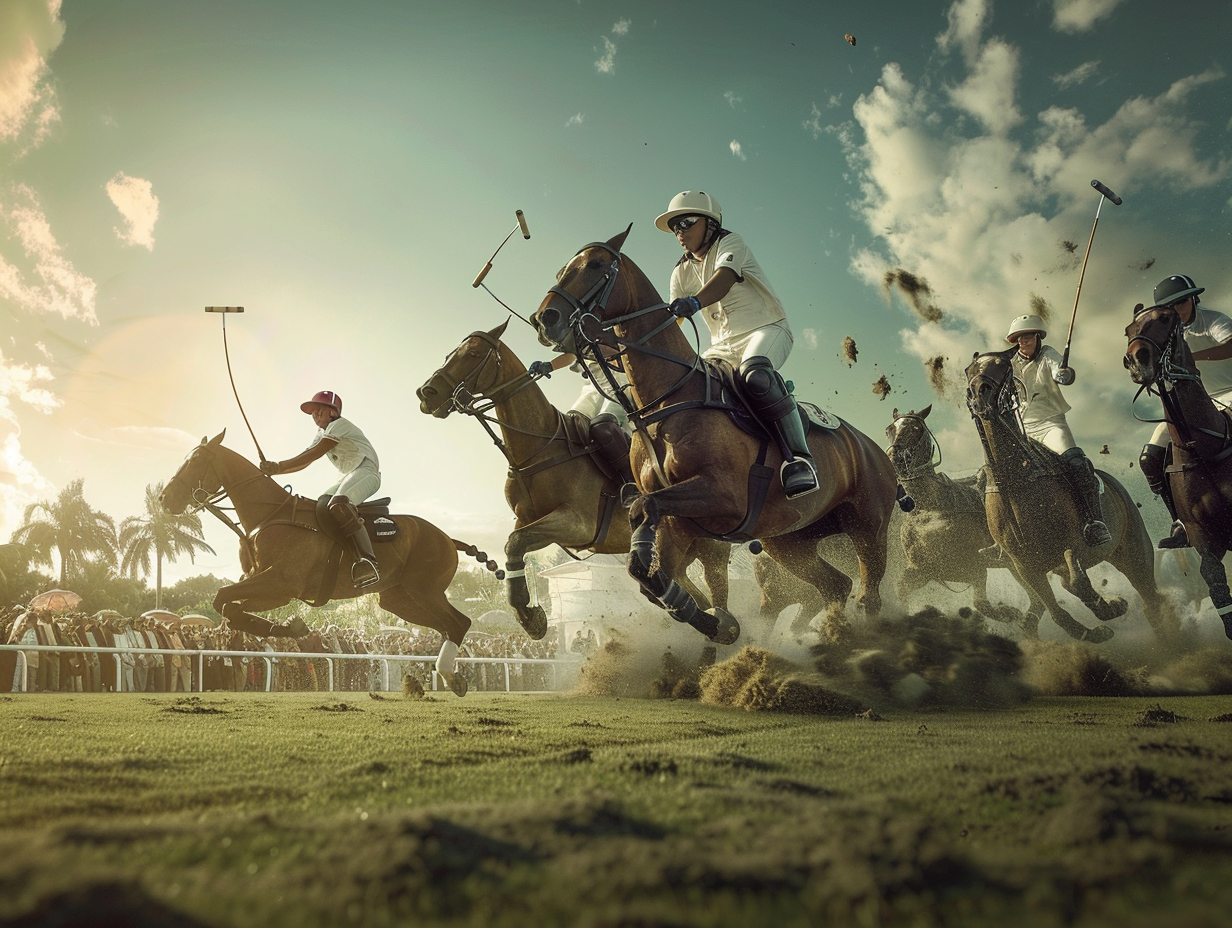 Vibrant Polo Game: Speed, Tradition, Elegance, Action-packed!