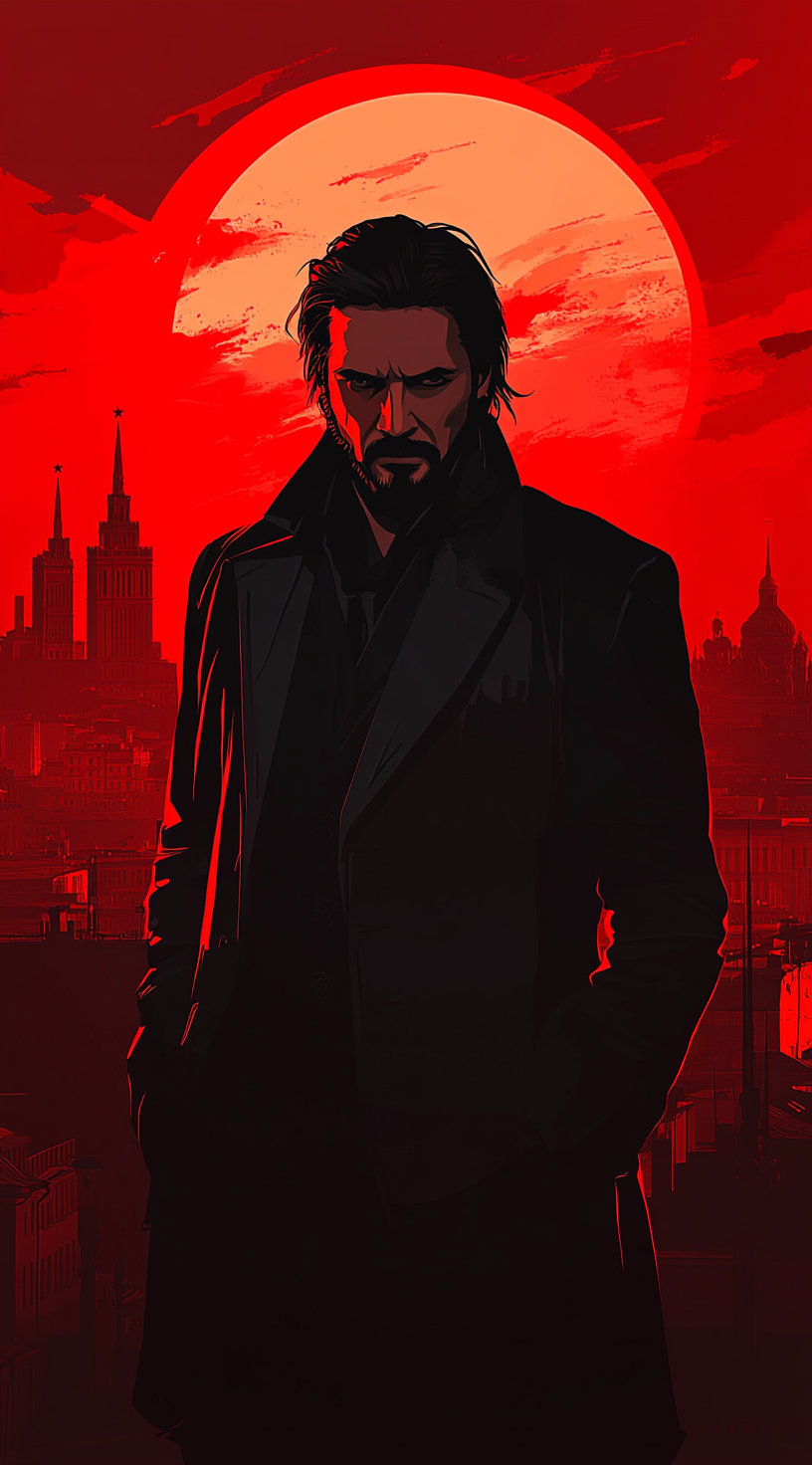 Viktor Reznov in Moscow at Sunset