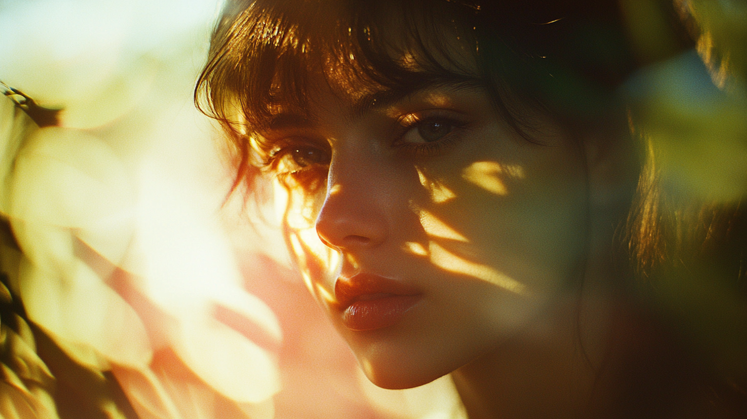 Vintage photography: Moody double exposure, ethereal composition. Lightplay.