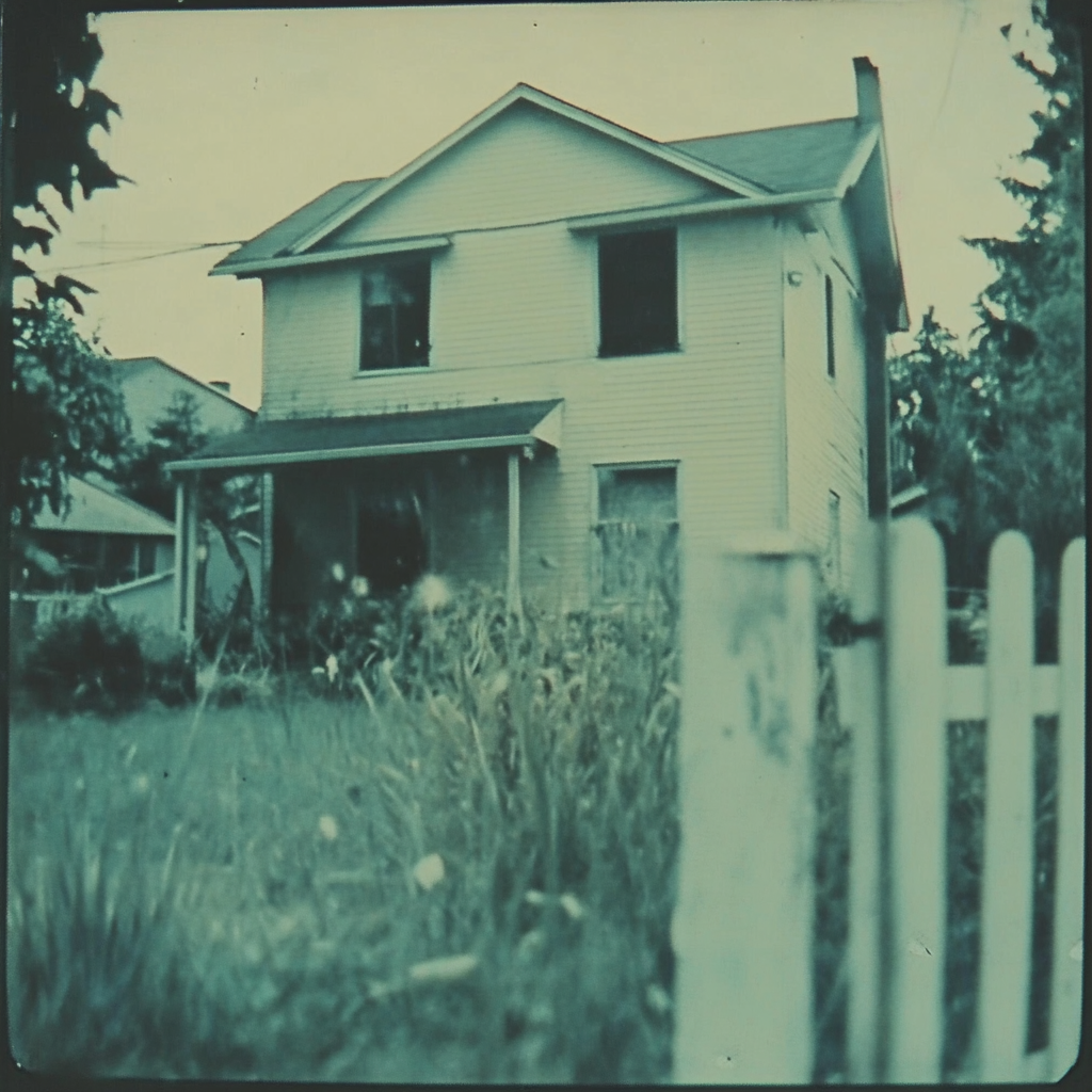 Vintage summer school vibes in American middle-class village.