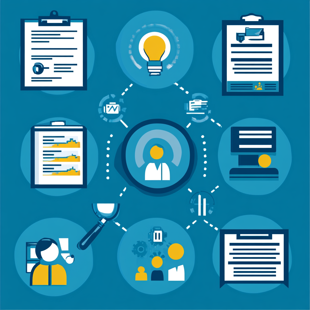 Visual process for PCI DSS 4.0 compliance steps.