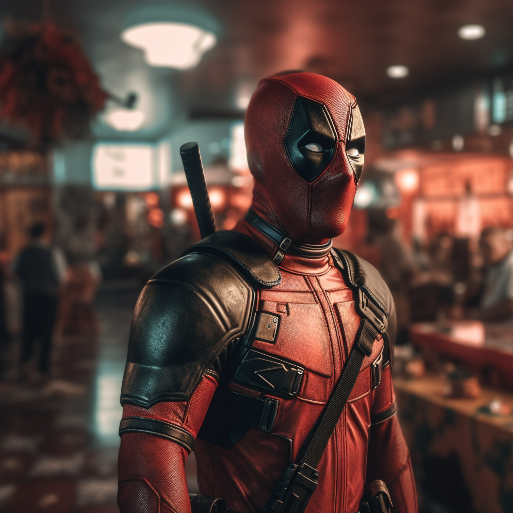 Vivid Cosplay Event: Deadpool Strikes Cheeky Pose