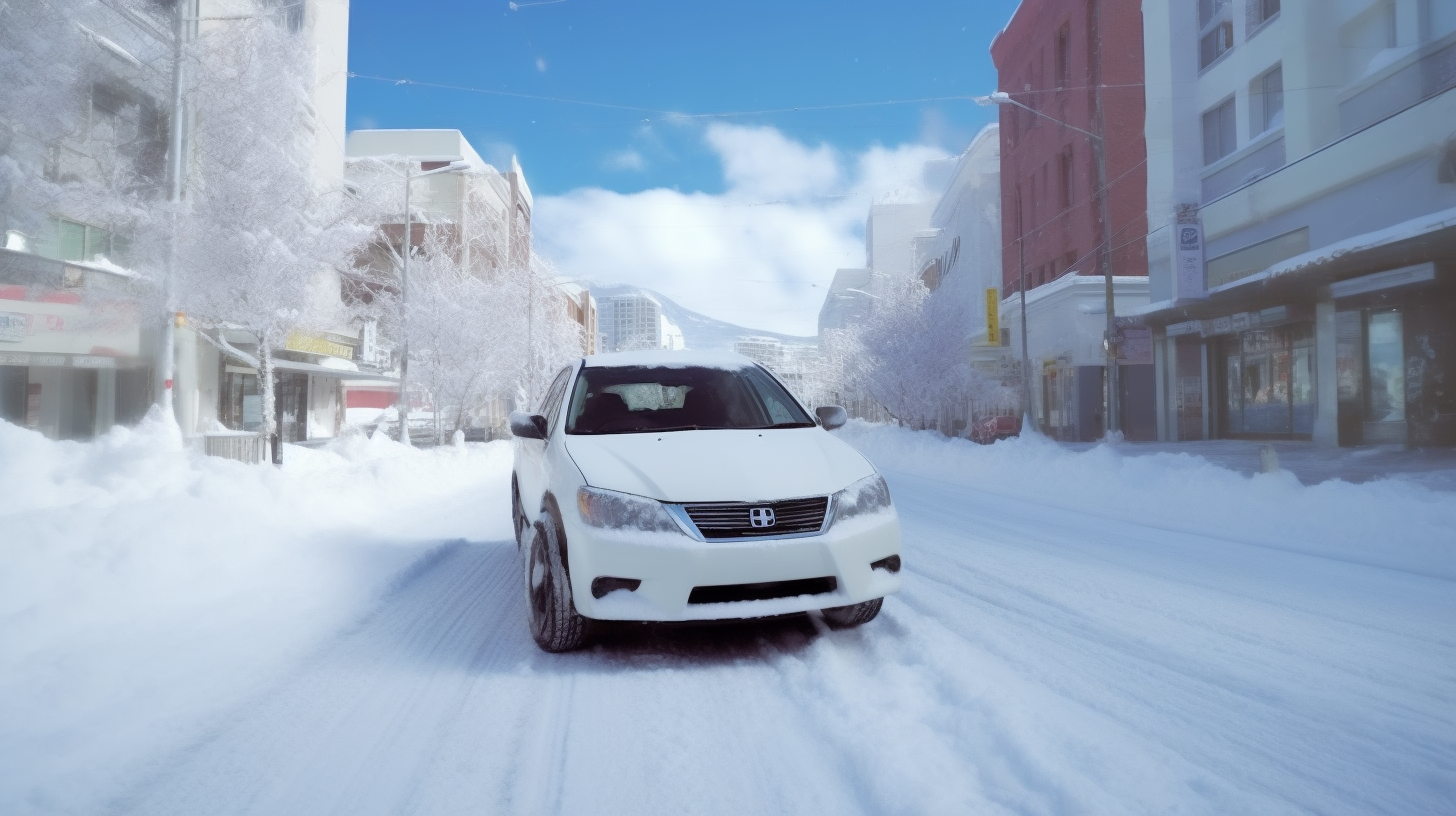 Wellington Downtown Snowy Road TOYOTA Chaser JZX100 HD