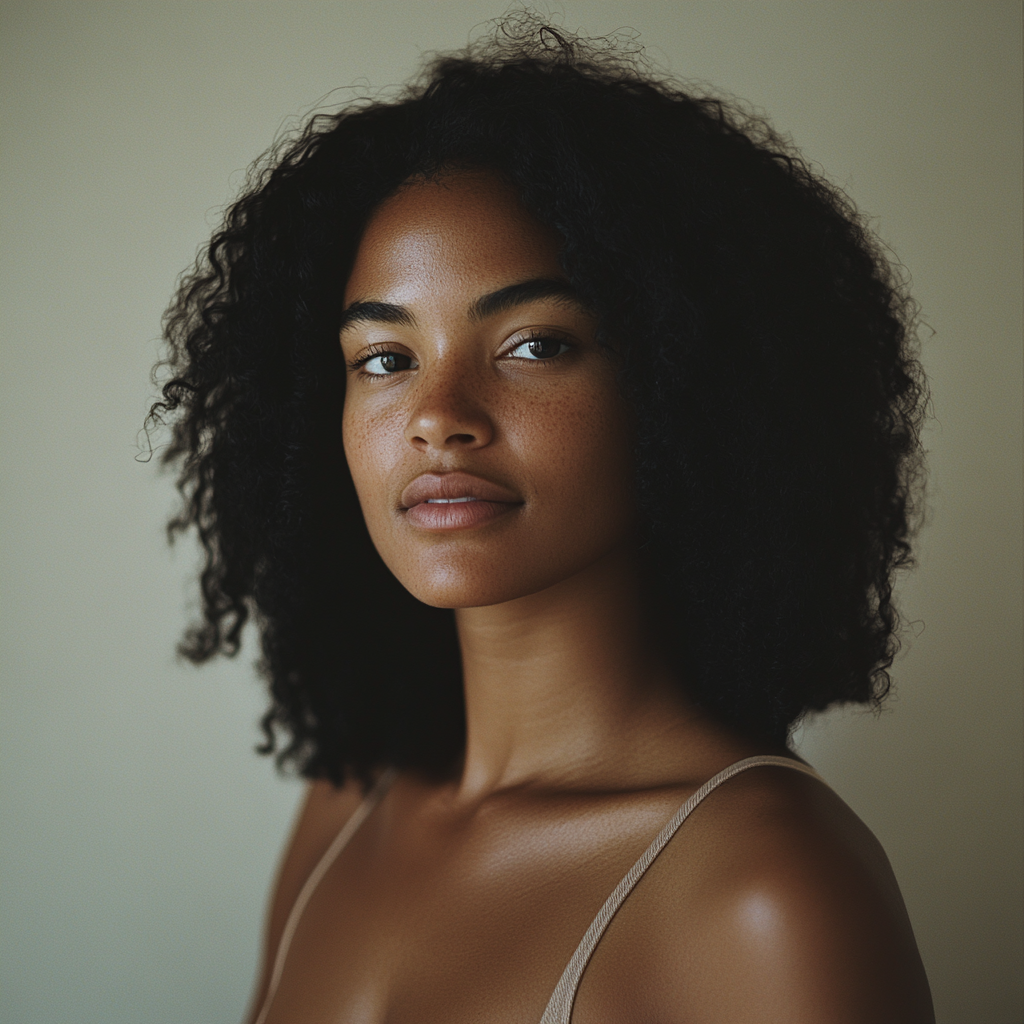 Young African Woman Portrait, Natural Light, Nikon Z7