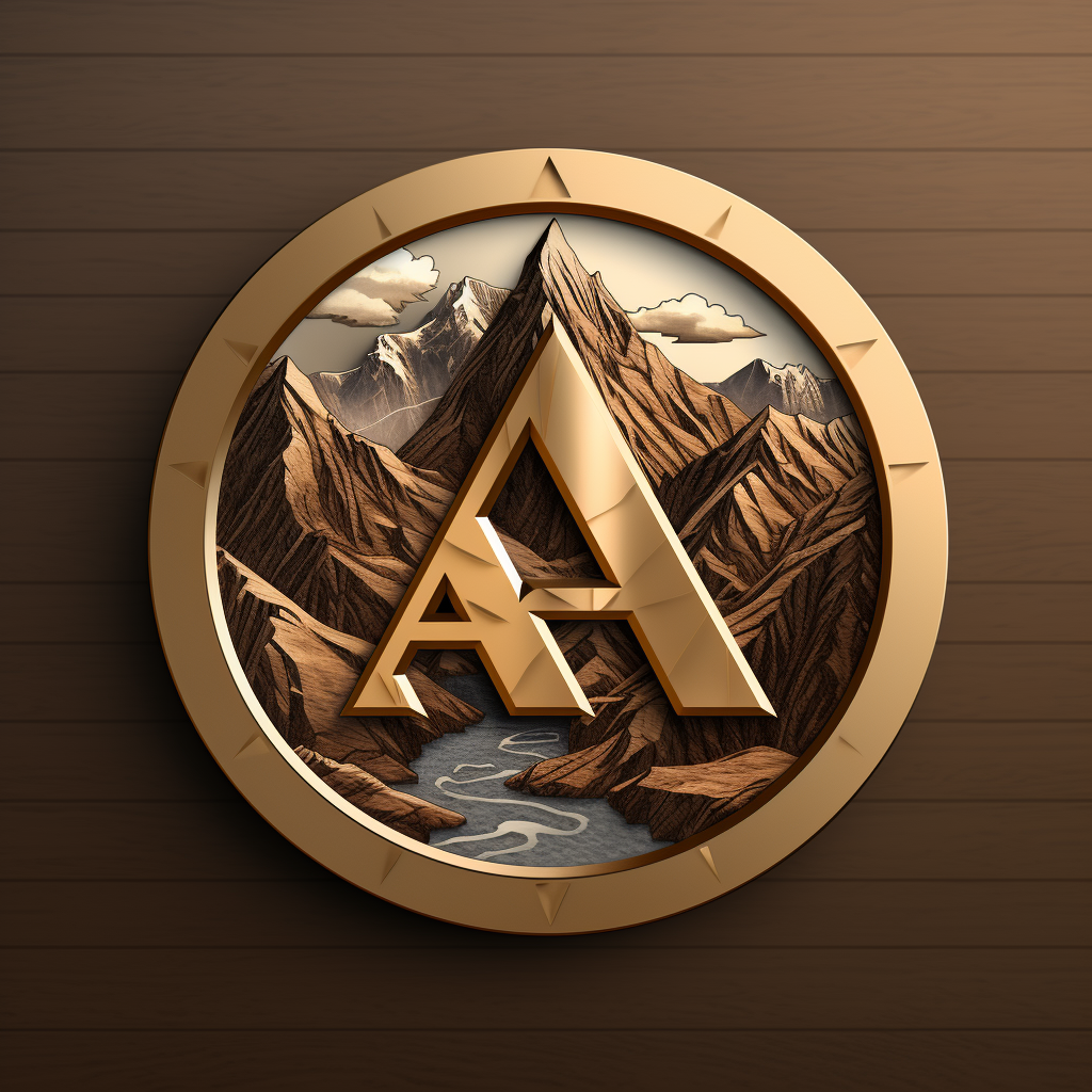 AAA Mountain Sticker Design