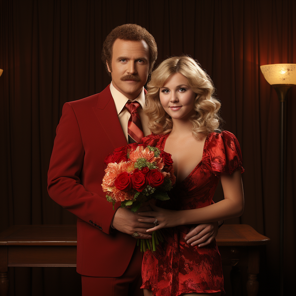 Ron Burgundy finding love on The Bachelor