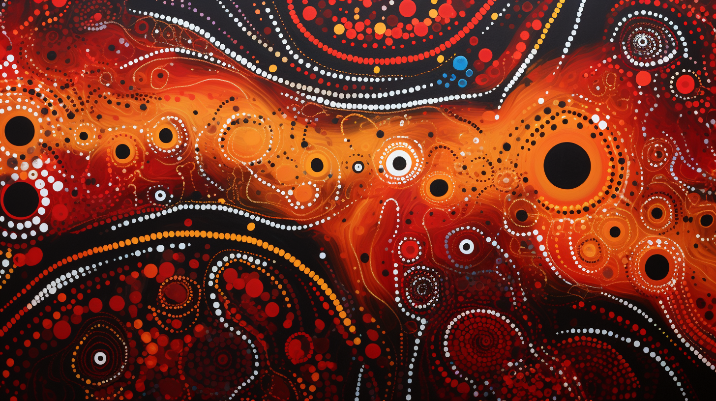 Aboriginal contemporary art painting