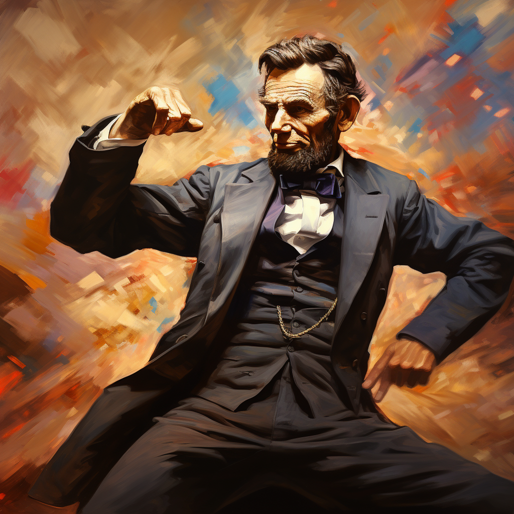 Abraham Lincoln Dabbing Image