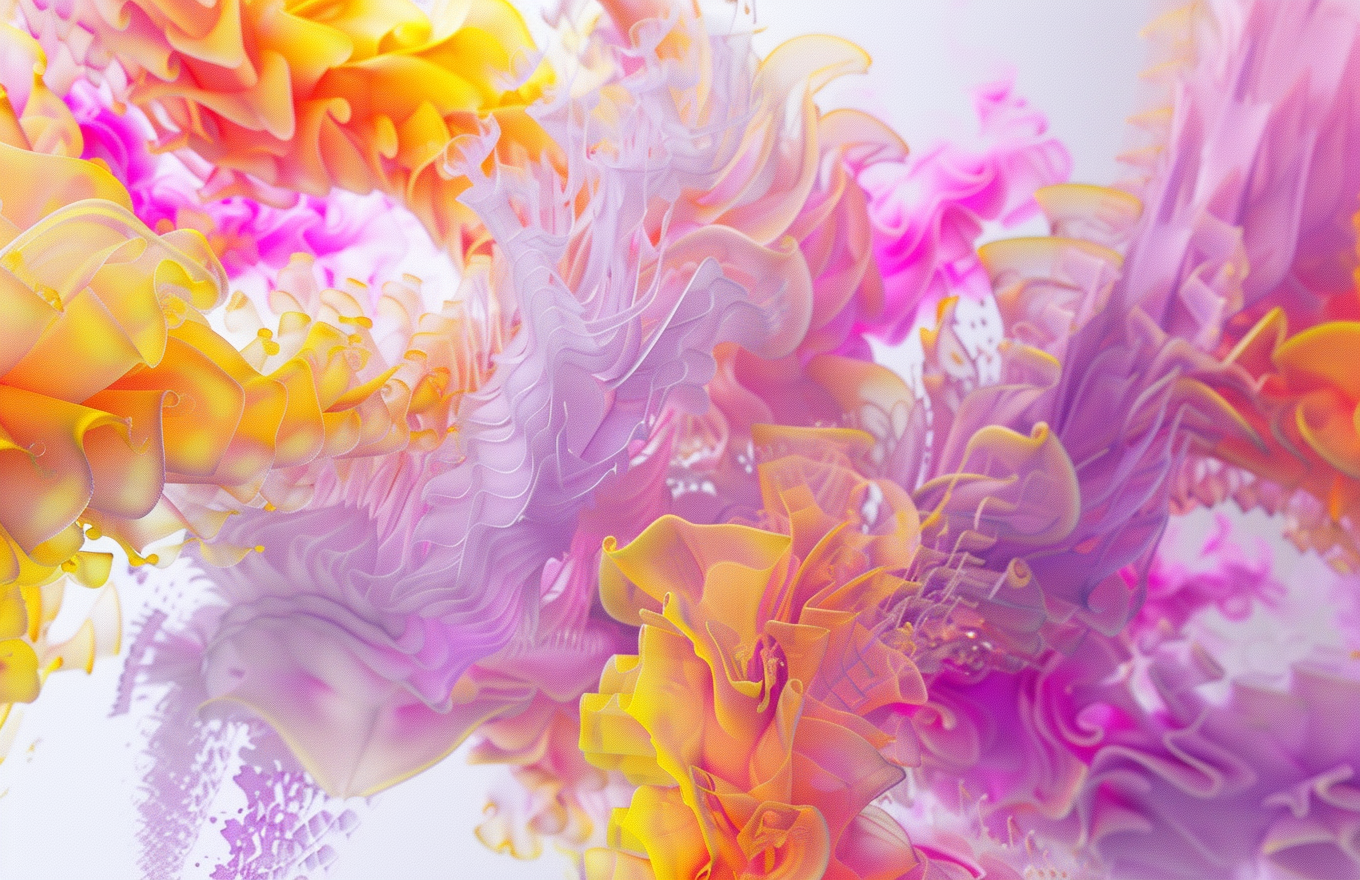 Colorful 3D Fractals Artwork