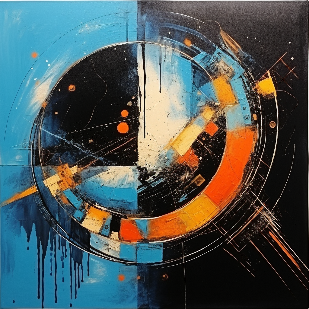 Abstract art painting by Vicky Barranguet