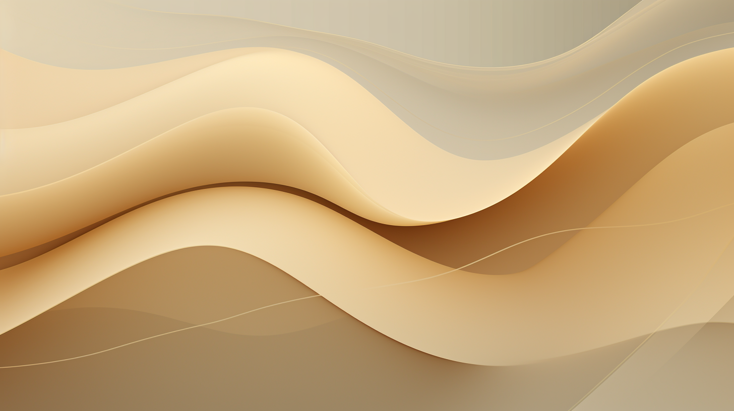 Abstract beige waves with music elements