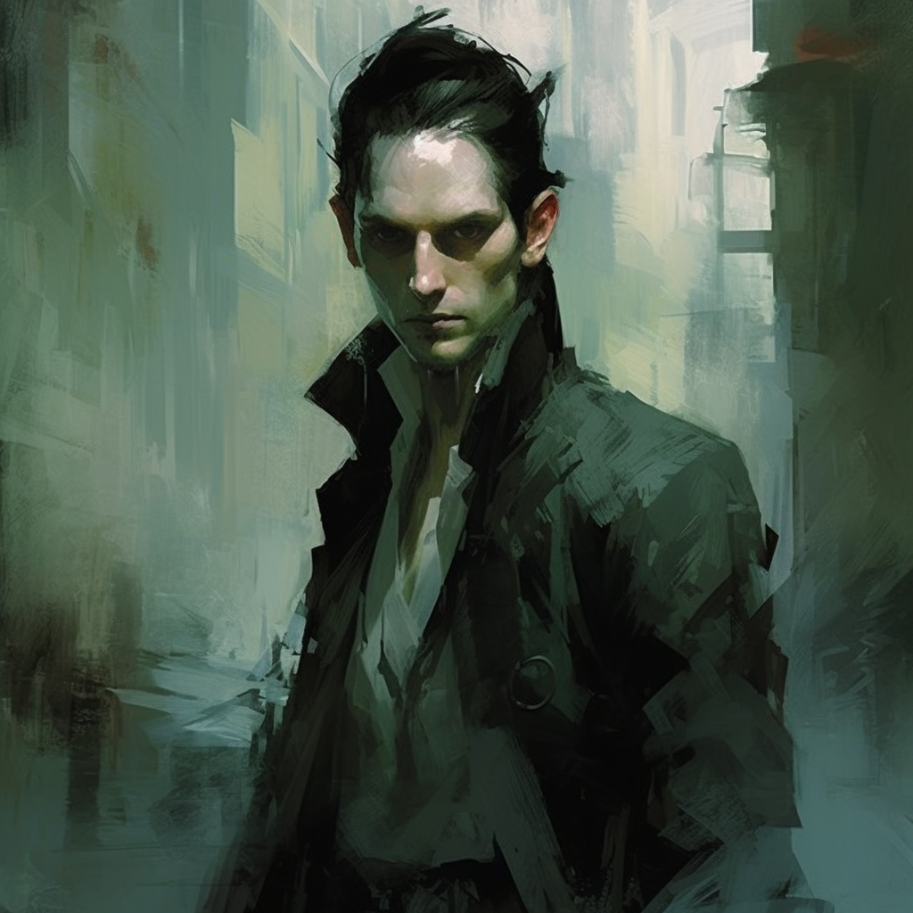 Colorful abstract artwork by Jeremy Mann