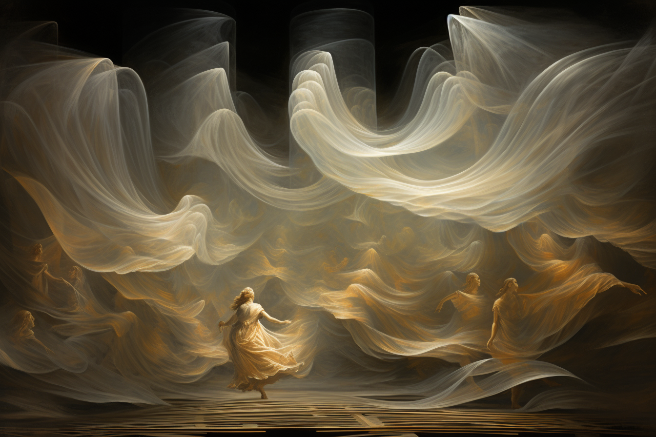 Moving Abstract Figures in Elaborate Space