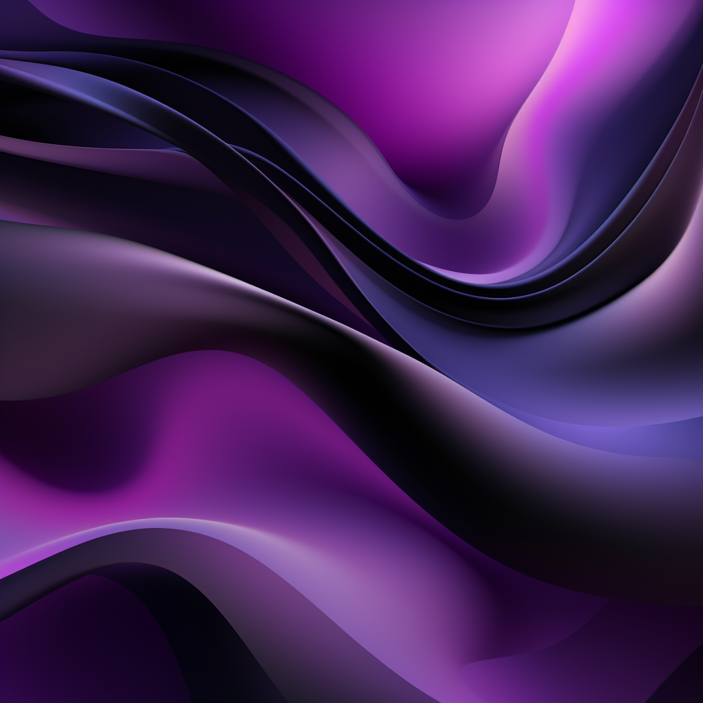 Abstract liquid gradient dull purple black smooth design