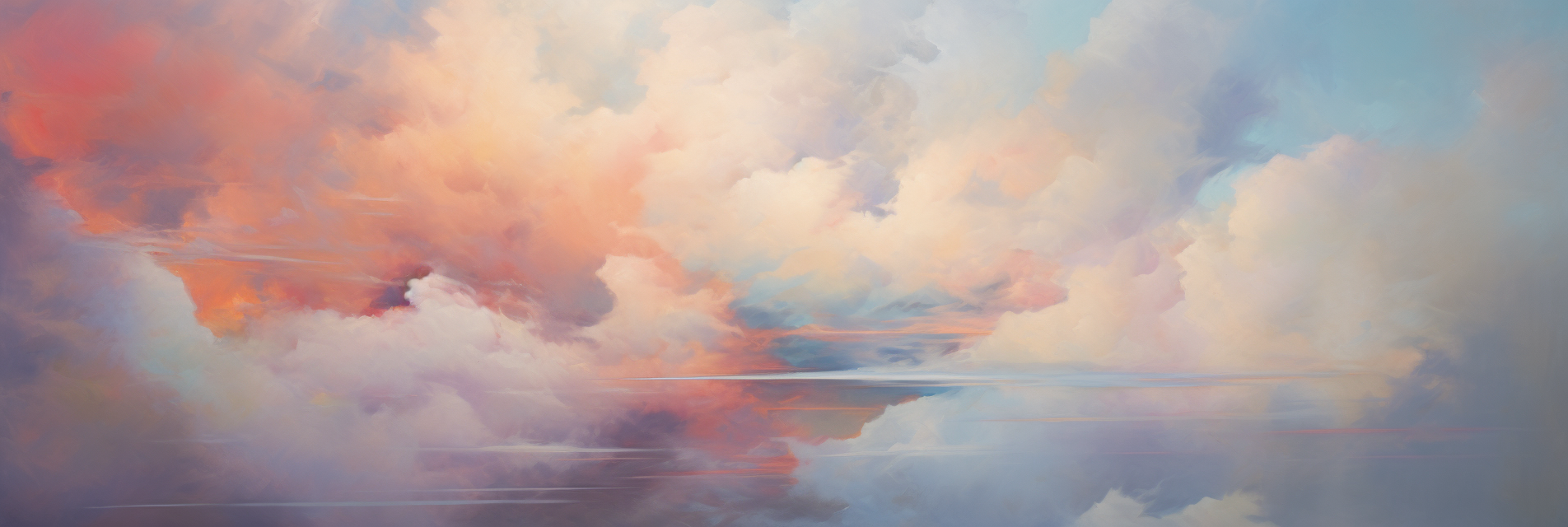 Cloud Abstract Painting Art