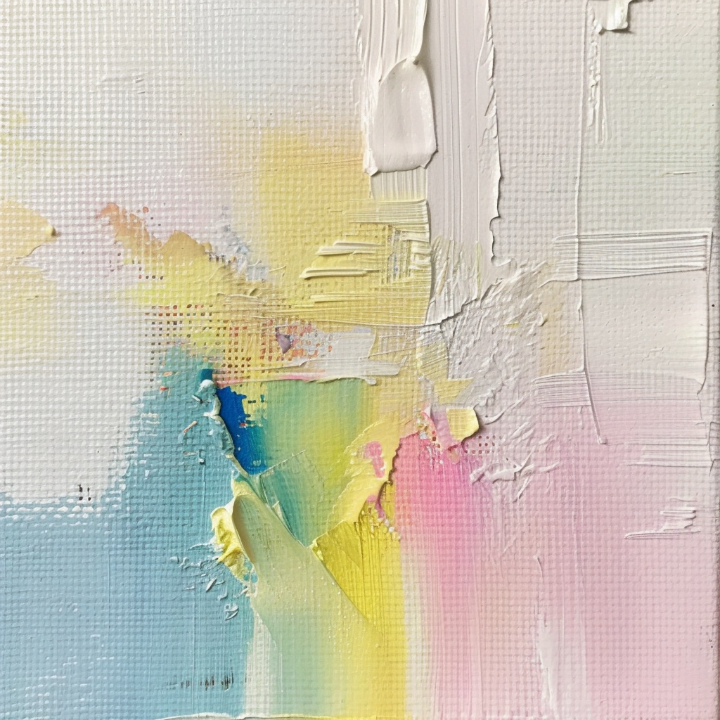 Pastel color abstract modern chaos