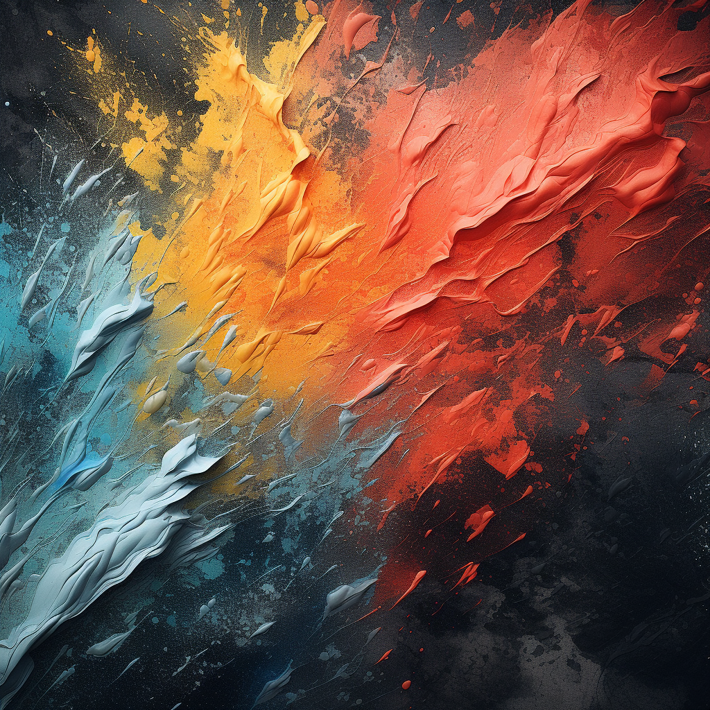 Colorful abstract spray paint texture