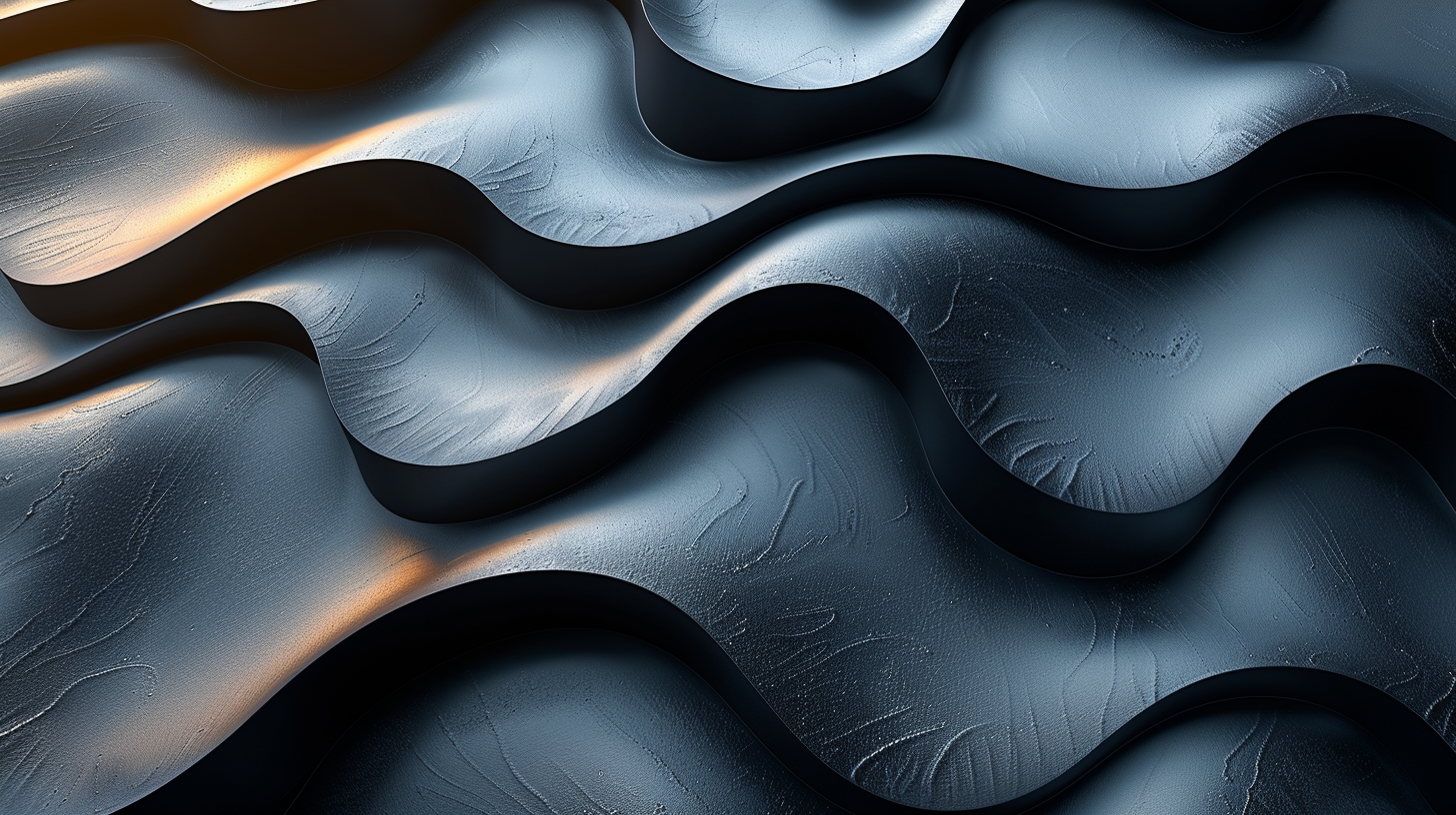 Wavy black abstract backdrop product