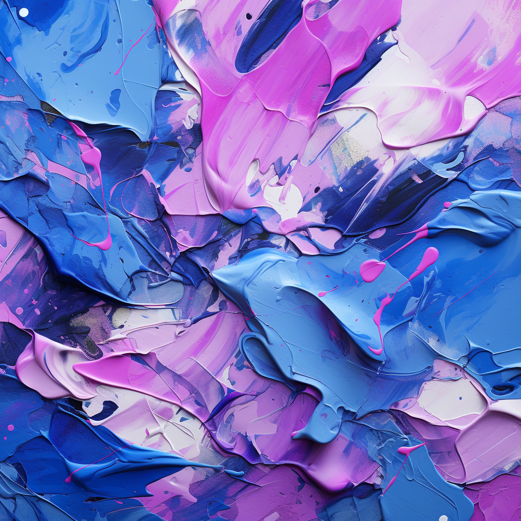 Abstract artwork with soothing blue-purple gradient