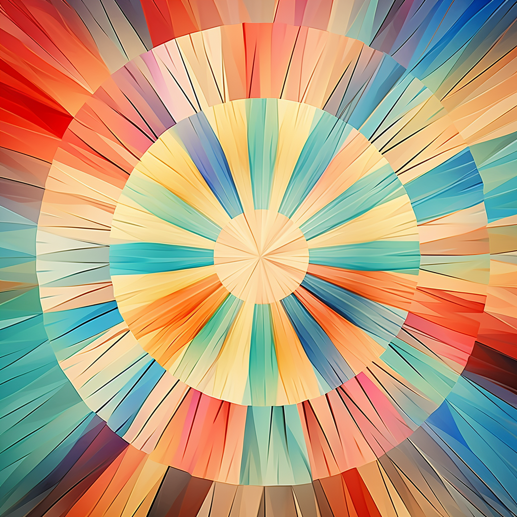 Colorful abstract pattern art