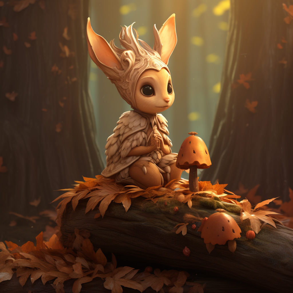 Meeting of Acorn and Fawn