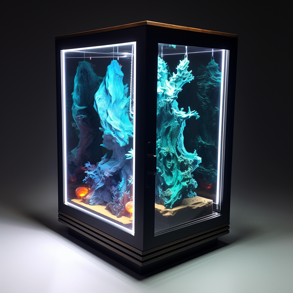 Acrylic Collection Case with LED Display