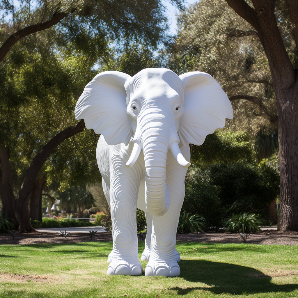 Adorable Fiberglass Animal Sculptures for Indoor or Outdoor Decoration