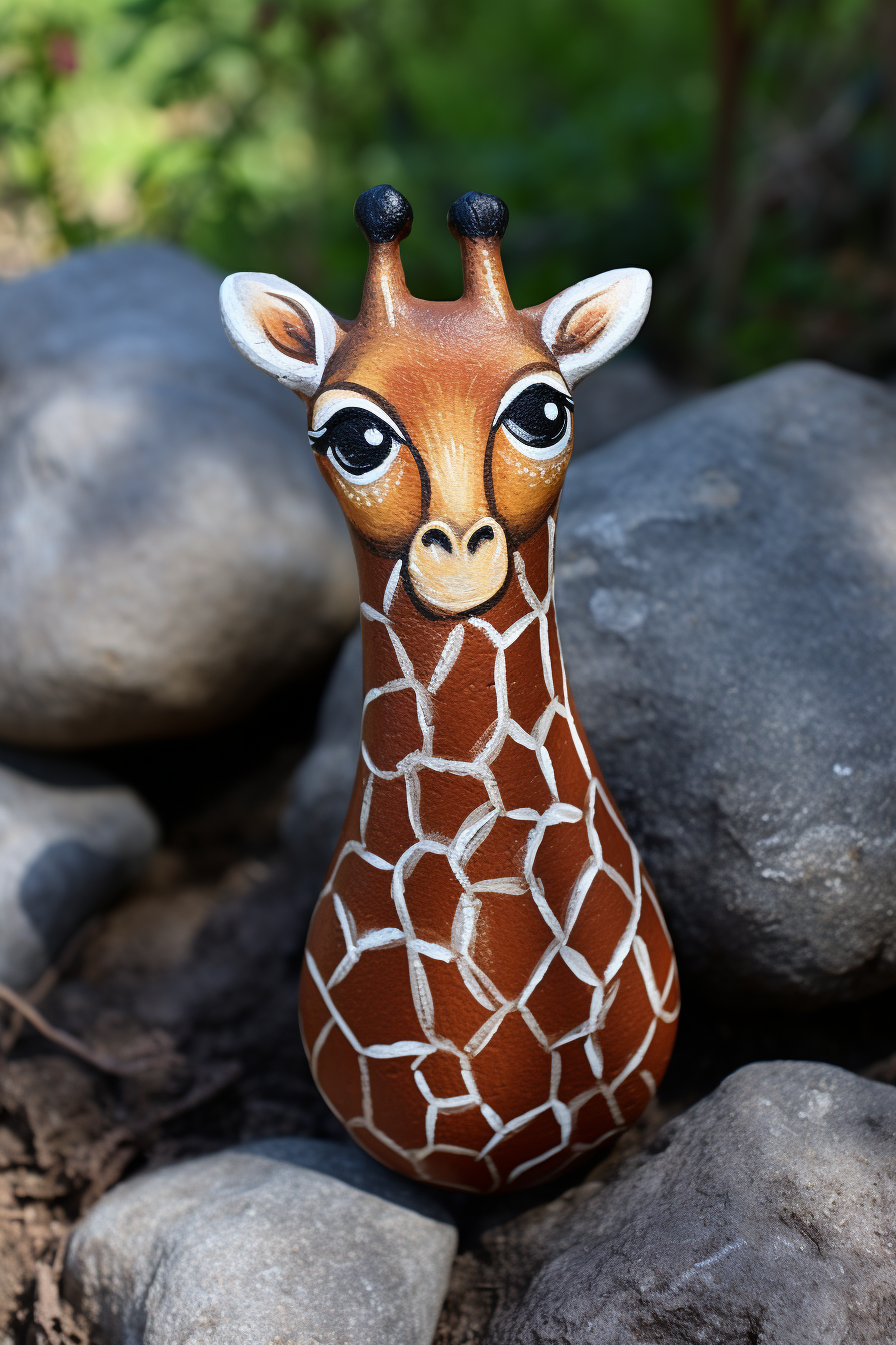 Adorable young giraffe with eyelashes