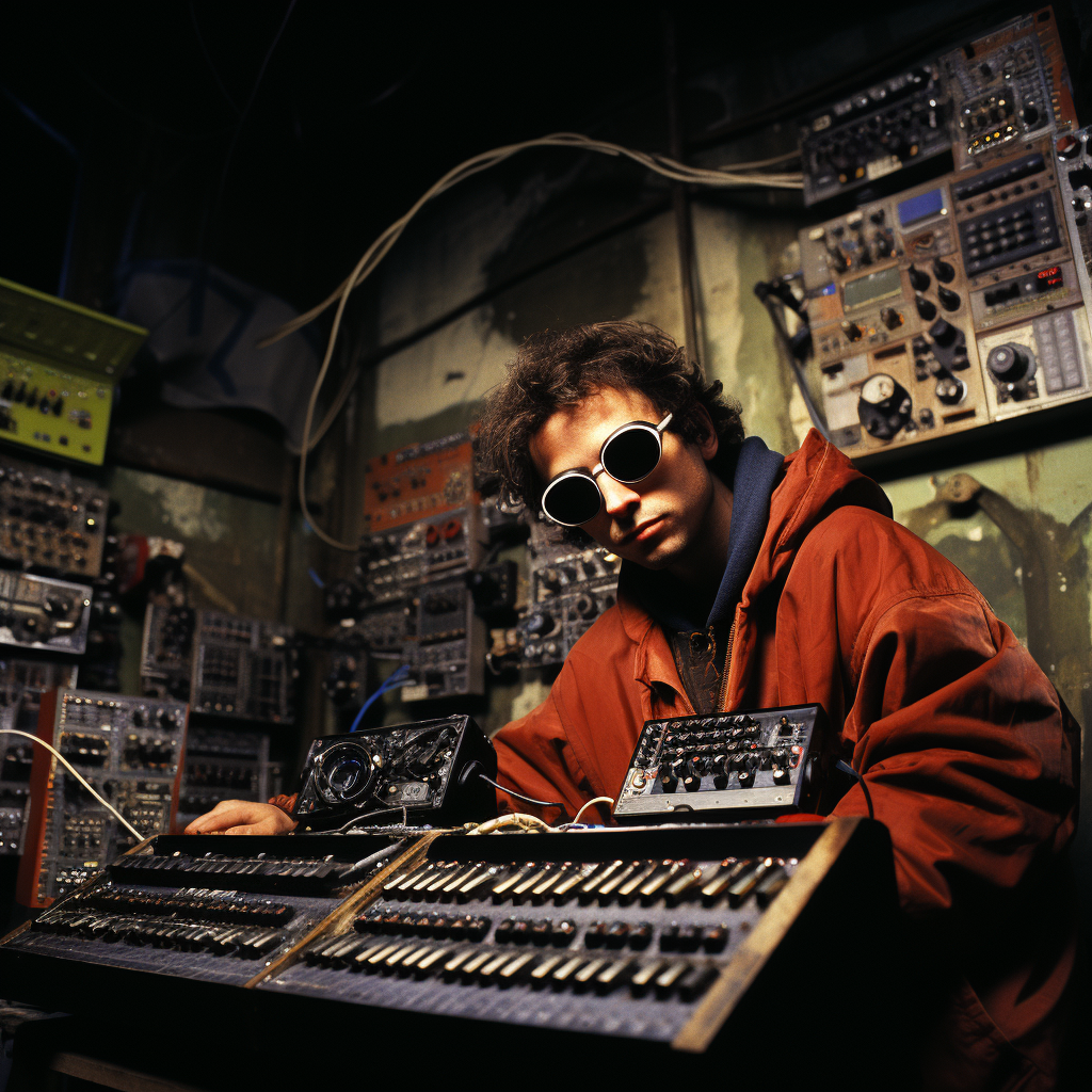 Portrait of Adrian Finch, Electronic Music Artist