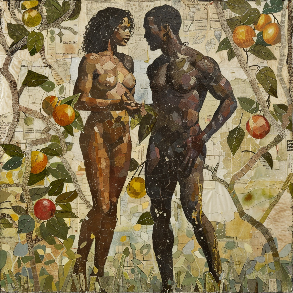 African American Adam Eve Picture