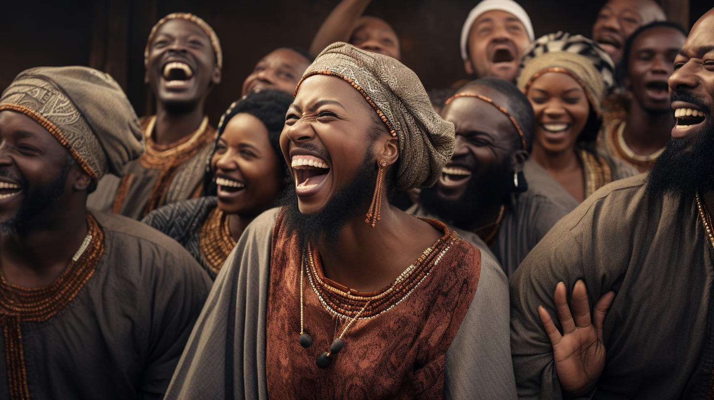 African American Group Laughing Photo