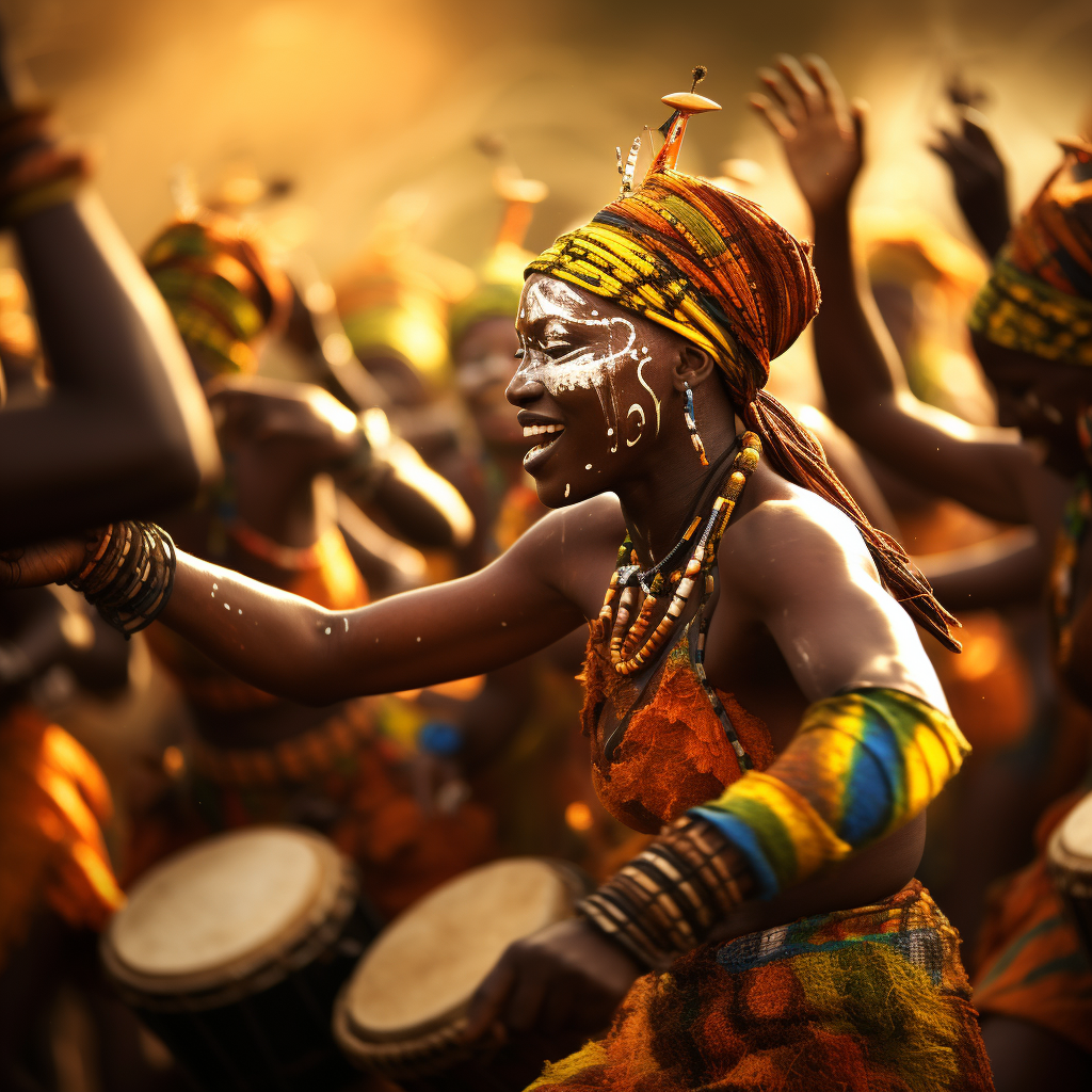 Vibrant African arts and cultural traditions