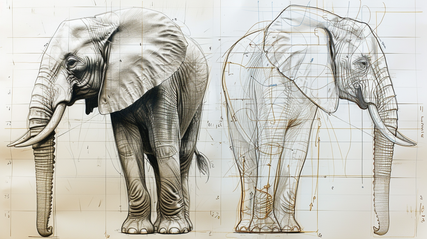 African Elephant Drawing Tutorial