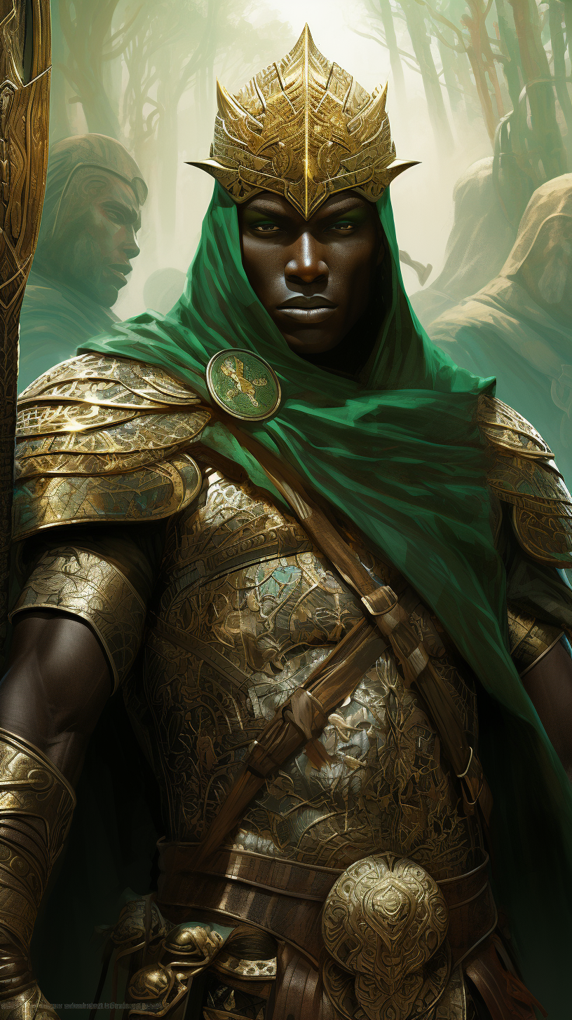 Intricate African Lord of the Rings Fantasy