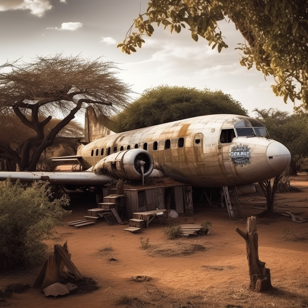 Traditional African Home on the Plains