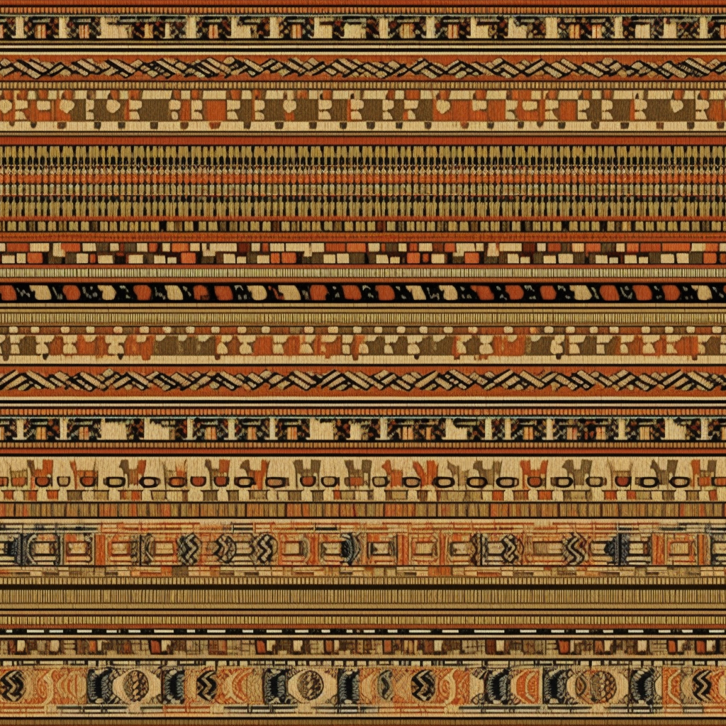 African Style Carpet Design Icon