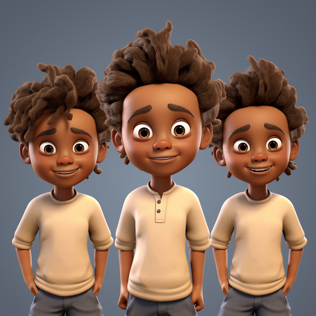 African American toddler boy with dreadlock hair