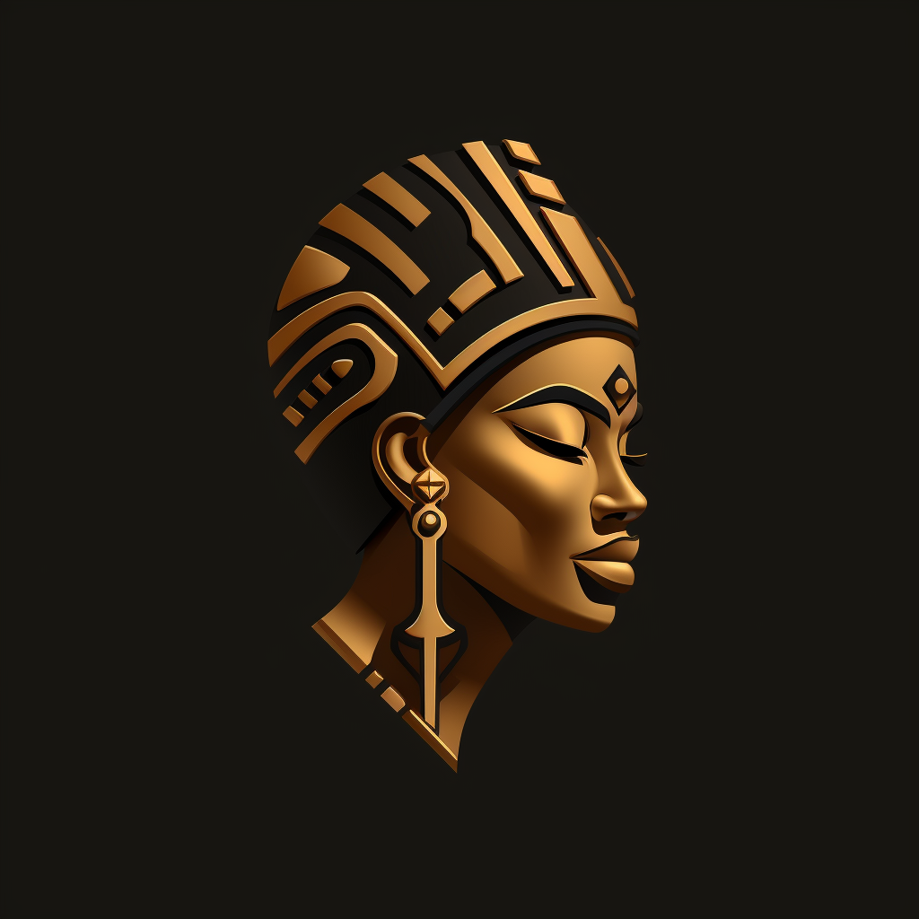 Logo showcasing African power and elegance