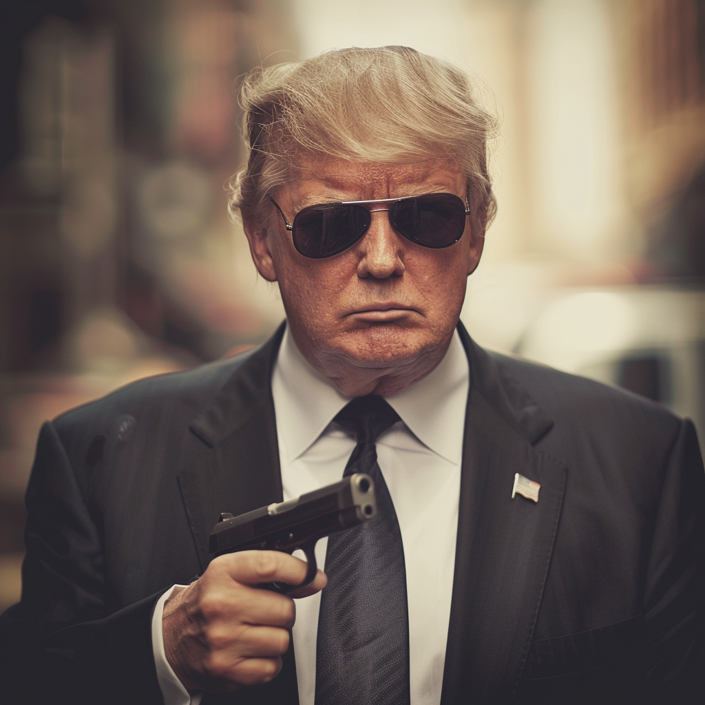 Secret Agent Donald Trump Photo