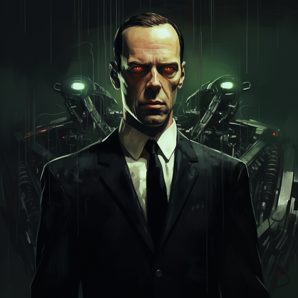 Agent Smith Robot Bionic Android Image