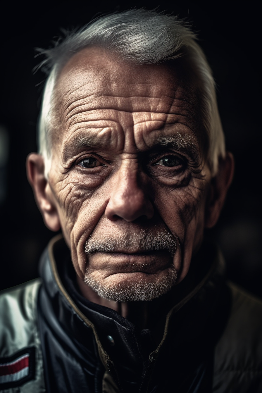 Portrait of an aging street racer