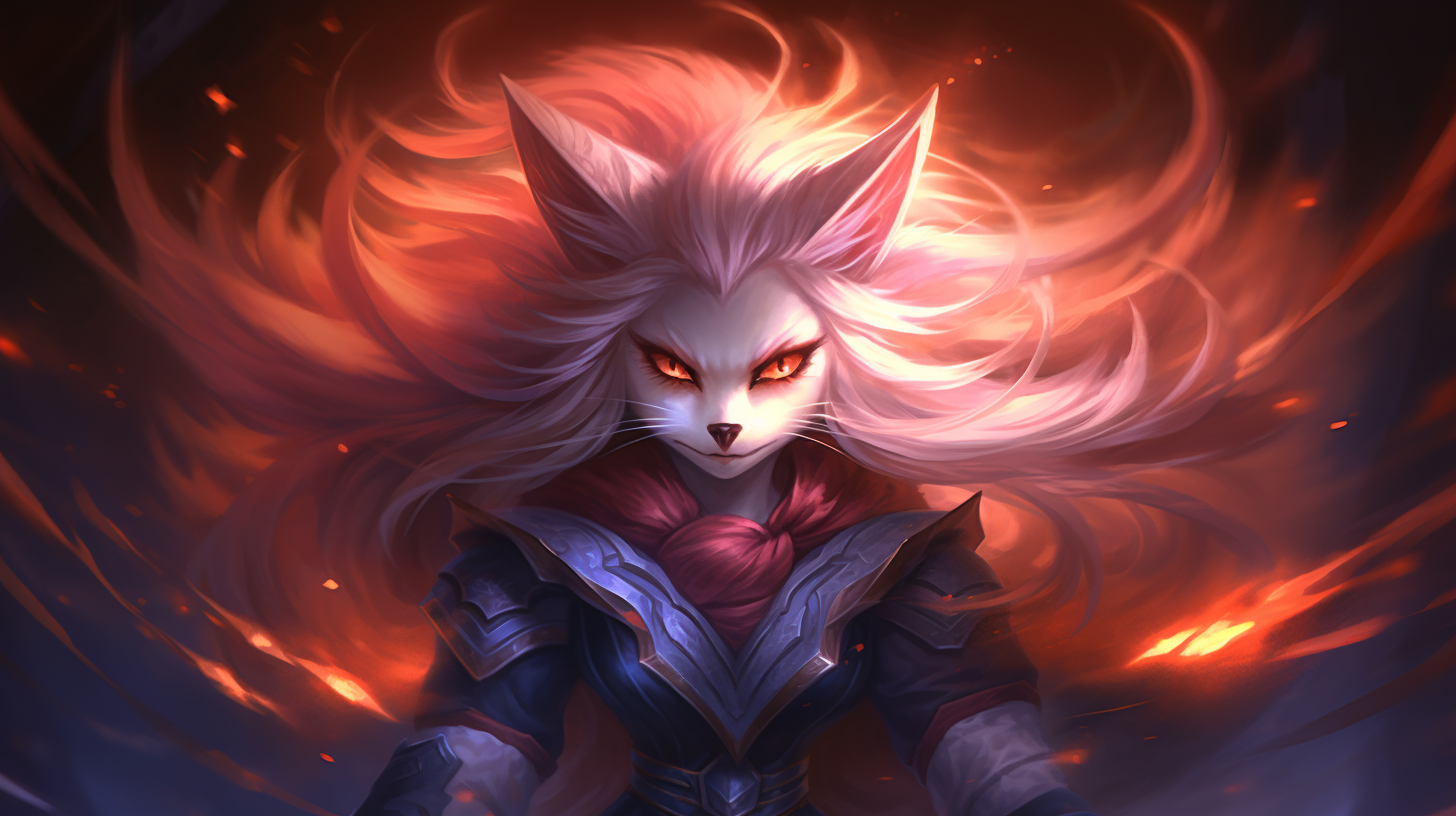 Ahri, the fox-like vastaya manipulating prey's emotions