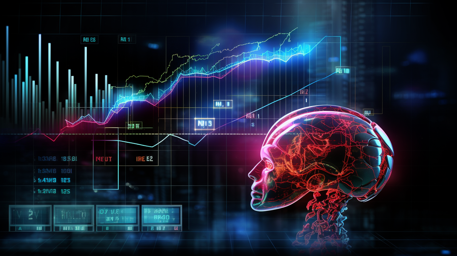 AI brain analyzing financial data