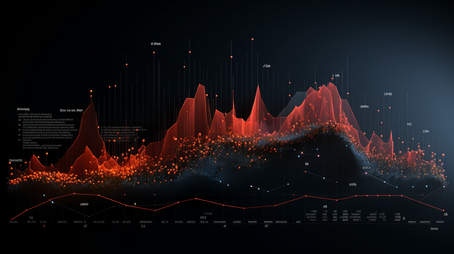 Inflection point graph visualization in AI