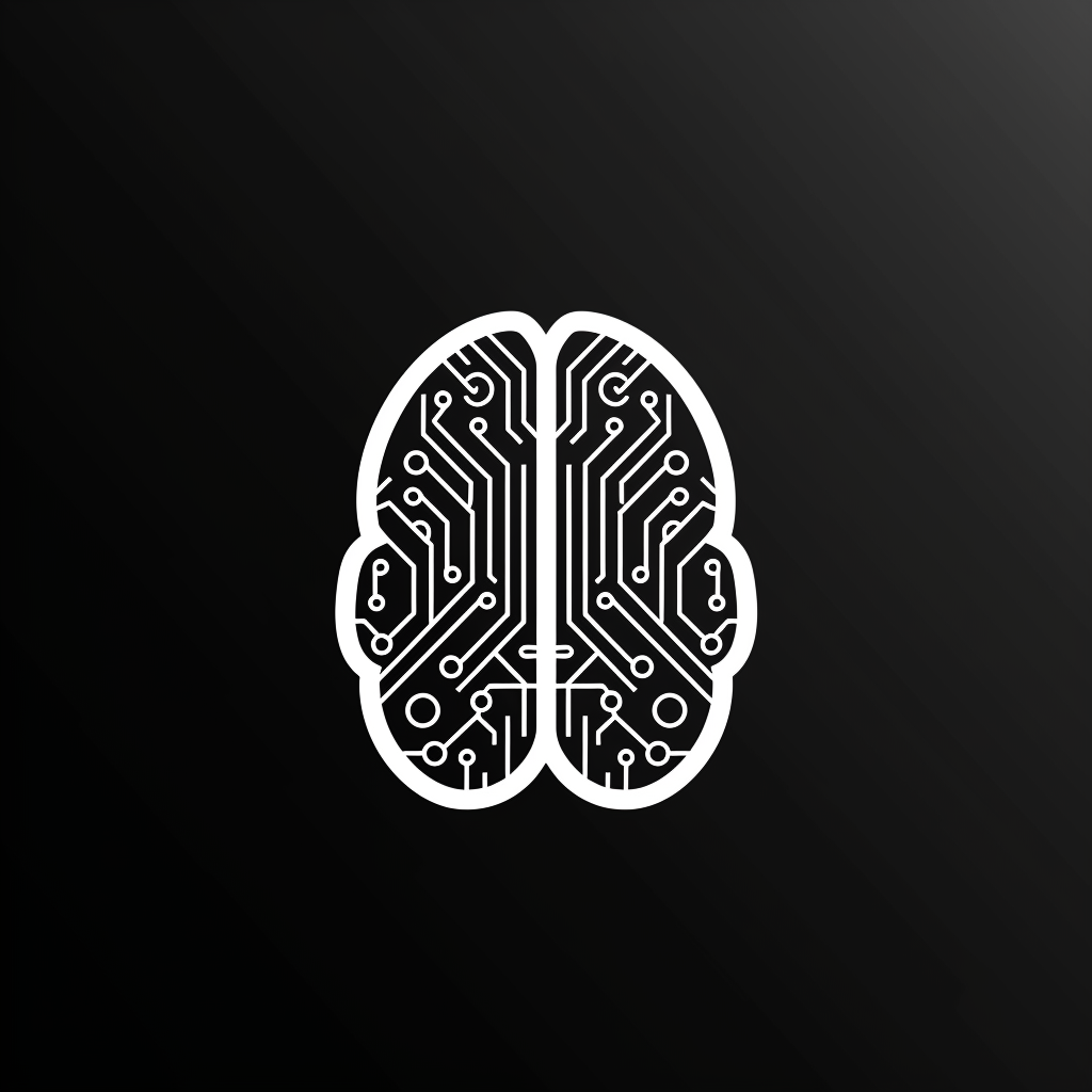 AI study group logo with brain and circuit patterns