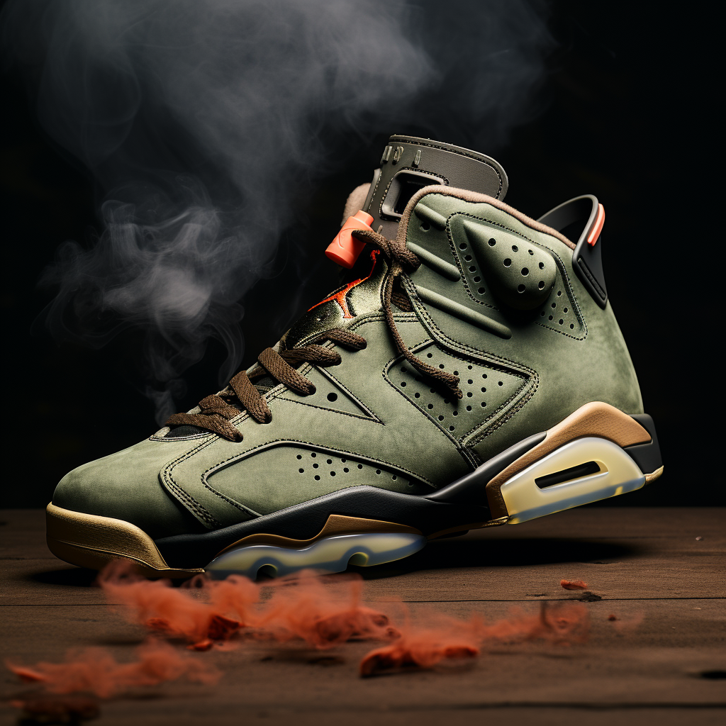 Stylish Air Jordan 6 Travis Scott Sneakers