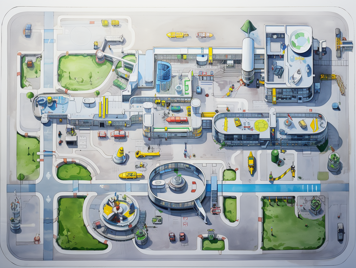 Airport Arrival Terminal Floor Plan