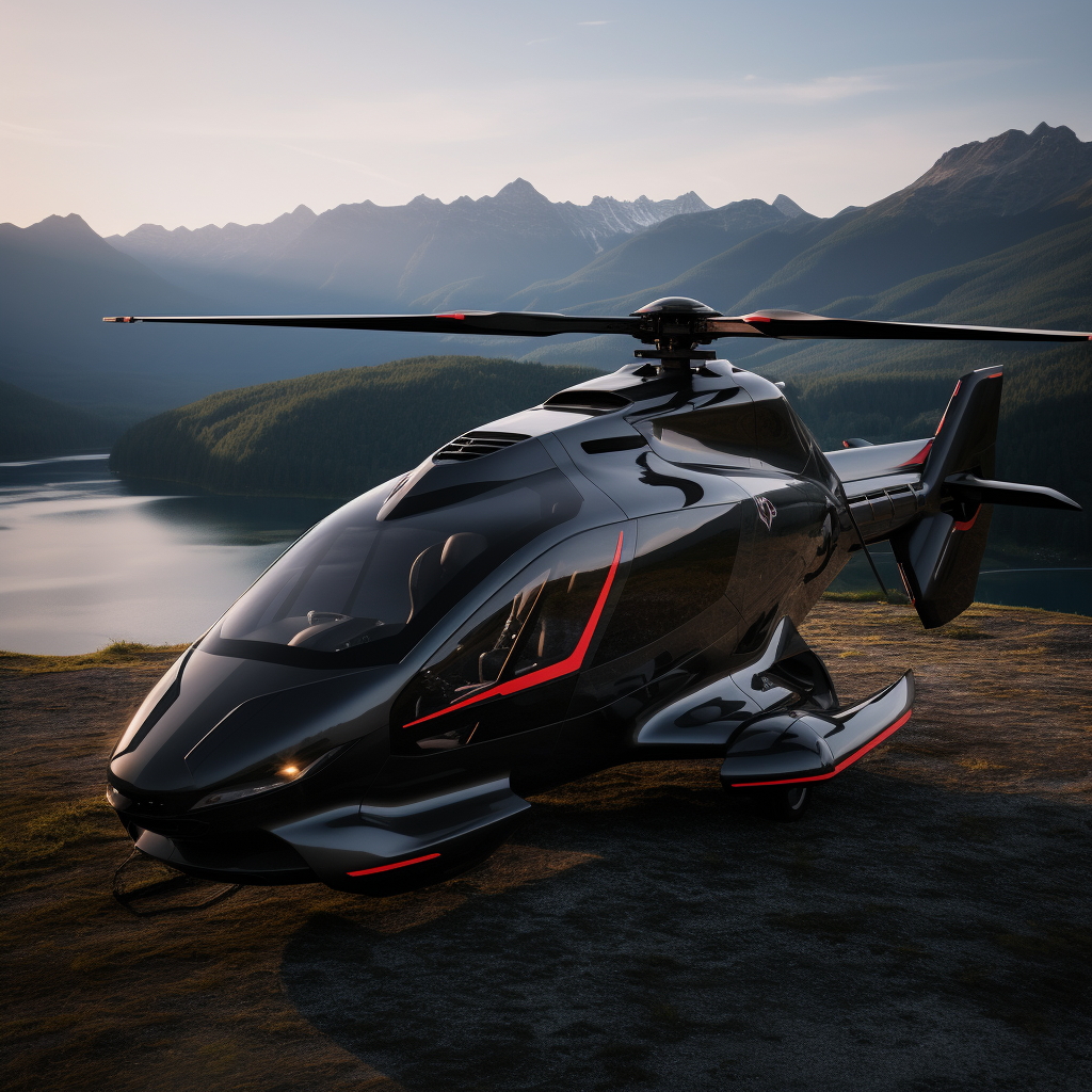 Airwolf helicopter redesigned by Ferrari