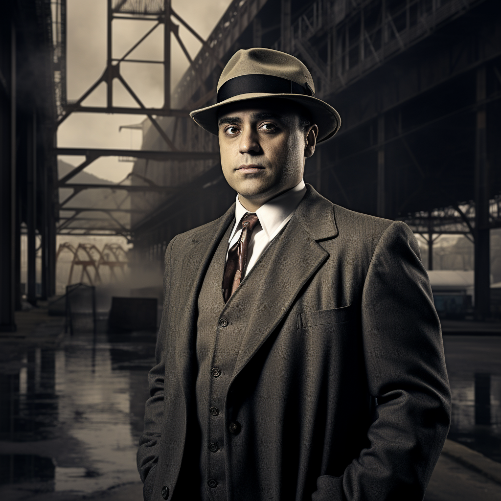 Al Capone in Alcatraz Prison