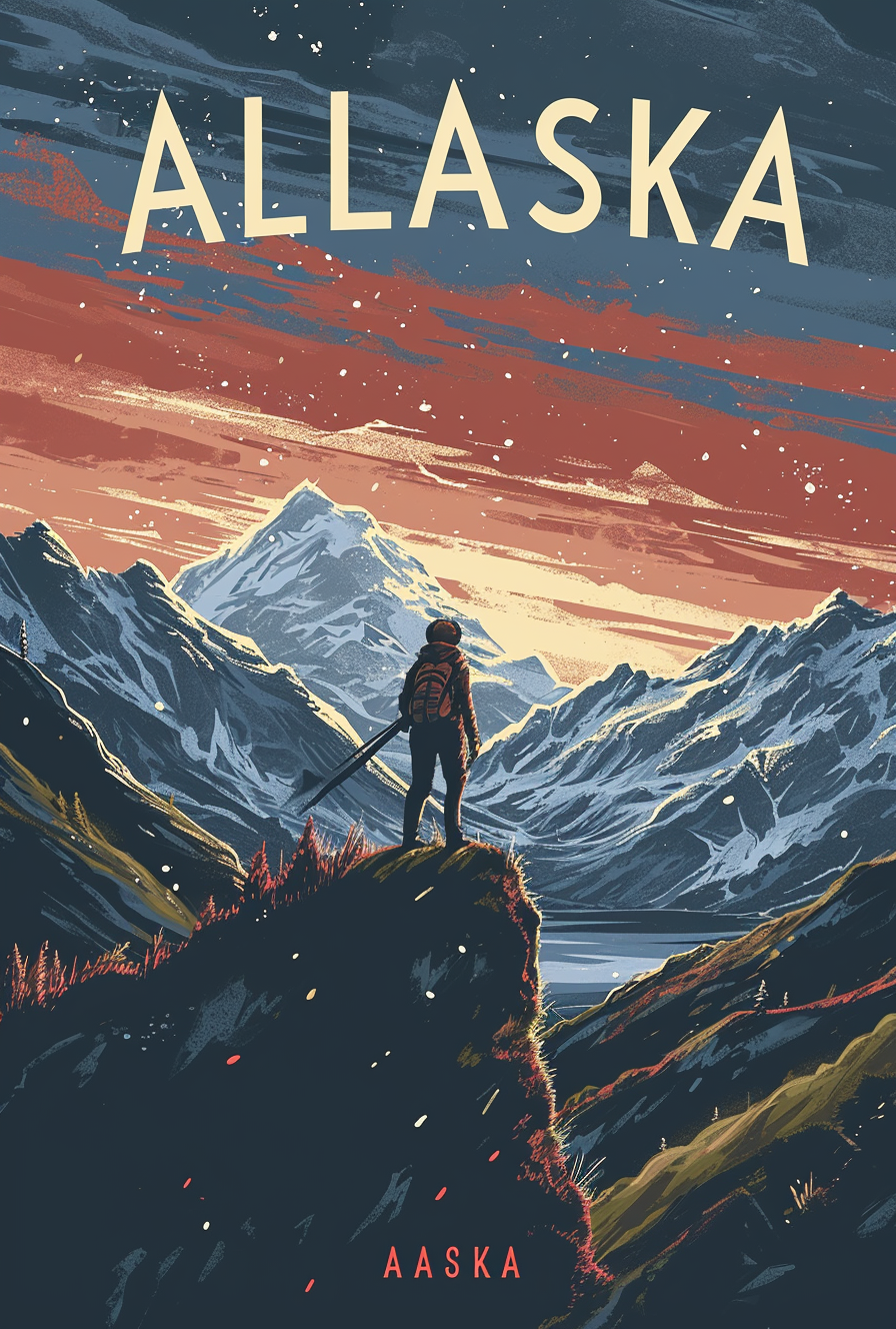 ALASKA poster in Tycho style